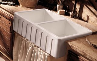 Кухонная мойка Kerasan Hannah Surrey 100 545101 Белая